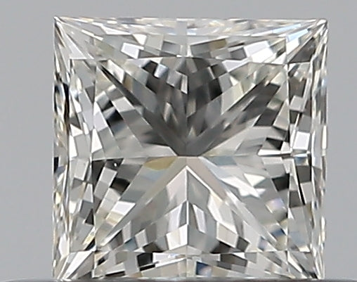 0.35-Carat Princess Shape Natural Diamond