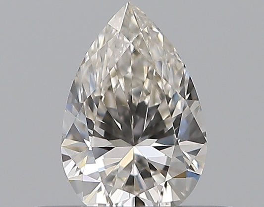 0.3-Carat Pear Shape Natural Diamond