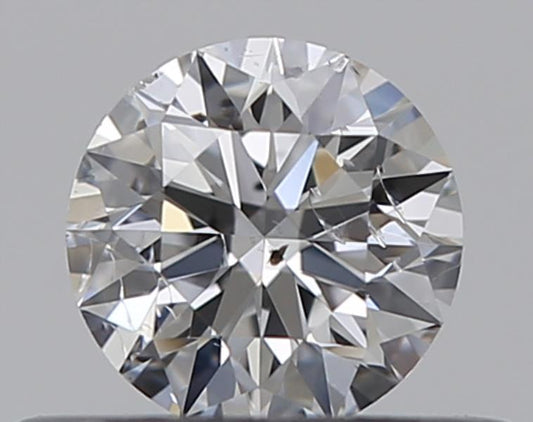 0.3-Carat Round Shape Natural Diamond