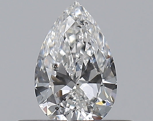 0.3-Carat Pear Shape Natural Diamond