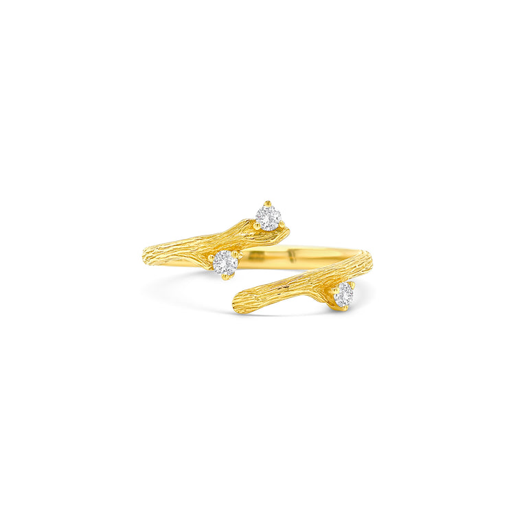 Round Brilliant Open Dress Diamond Ring