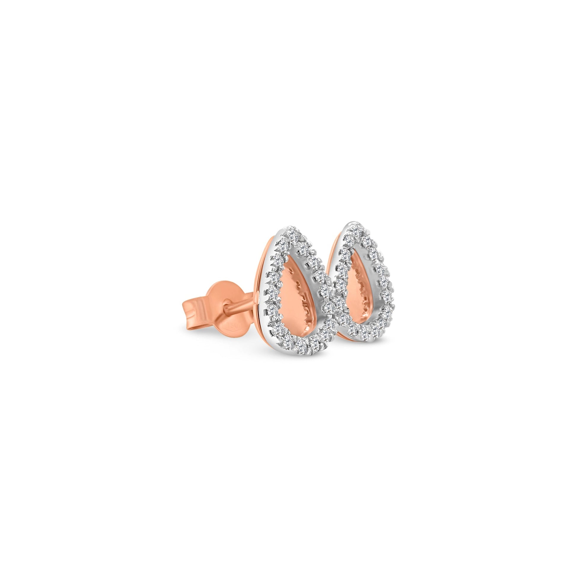 Tear drop halo diamond stud earrings, tear drop earrings, halo earrings, diamond stud earrings, jewelry, accessories, fashion accessories, women's jewelry, elegant earrings, glamorous earrings, luxury earrings.