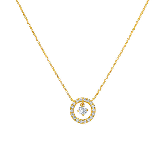 floating pendant," "round brilliant diamond," "halo design," "sparkling jewelry," "elegant accessory," "luxurious necklace," "diamond halo pendant," "fine jewelry piece.