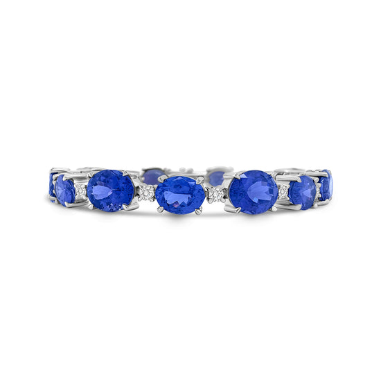 Oval Tanzanite & Diamond Bracelet, Tanzanite Bracelet, Diamond Bracelet, Oval Tanzanite Jewelry, Tanzanite and Diamond Bracelet, Gemstone Bracelet, Elegant Tanzanite Bracelet, Tanzanite Bracelet for Women, Fine Jewelry Bracelet, Luxury Tanzanite Bracelet, Tanzanite Gemstone Bracelet, Oval Tanzanite Gemstone, Tanzanite and Diamond Jewelry, Women's Tanzanite Bracelet, Tanzanite Bracelet with Diamonds.