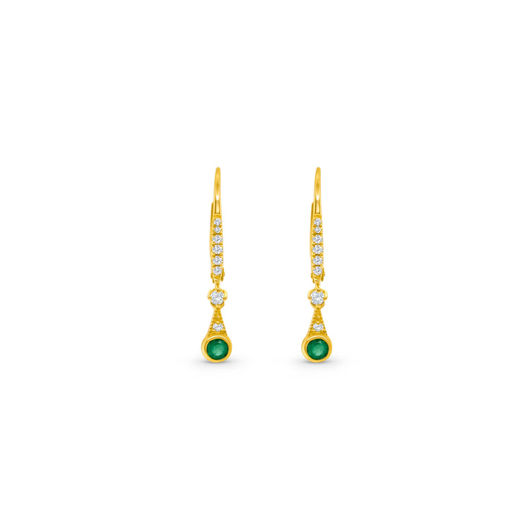 Round emerald earrings, emerald diamond dangle earrings, elegant emerald jewelry, emerald and diamond drop earrings, classy emerald dangles, sparkling emerald dangle earrings, emerald and diamond statement earrings, luxurious emerald and diamond drops.