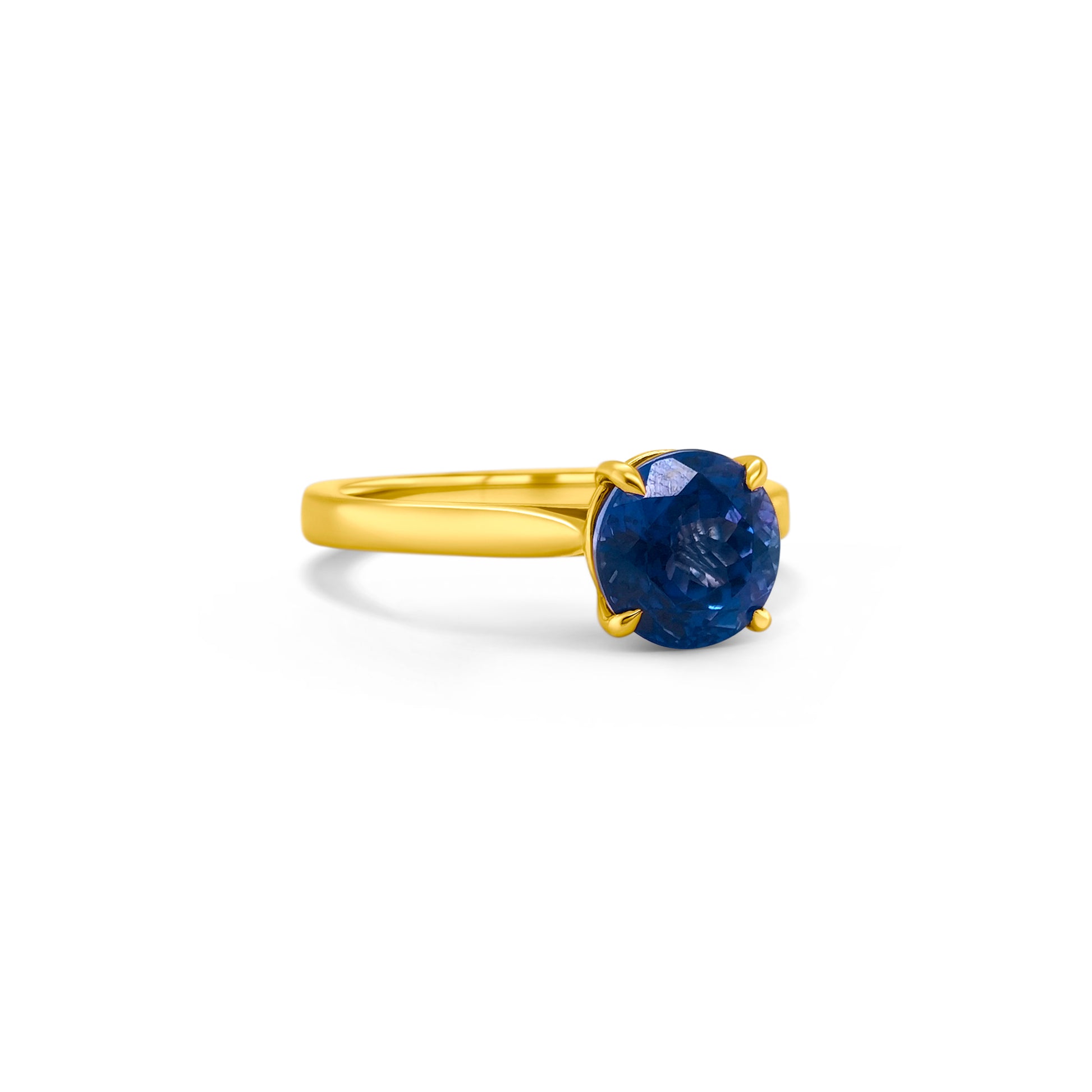 A, stunning, round, solitaire, tanzanite, ring, featuring, a, beautiful, violet-blue, gemstone, set, in, lustrous, sterling, silver, , Perfect, for, adding, a, touch, of, elegance, to, any, ensemble, , Ideal, for, everyday, wear, or, special, occasions, , Exquisite, craftsmanship, meets, timeless, beauty, in, this, captivating, piece, of, jewelry.