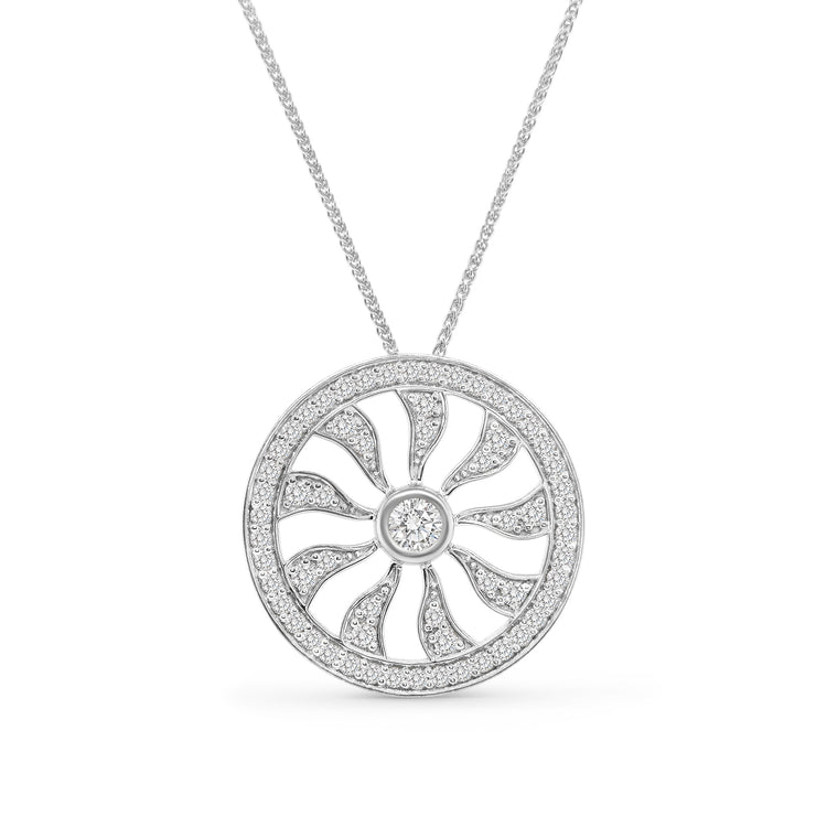 Round Brilliant Diamond Pendant