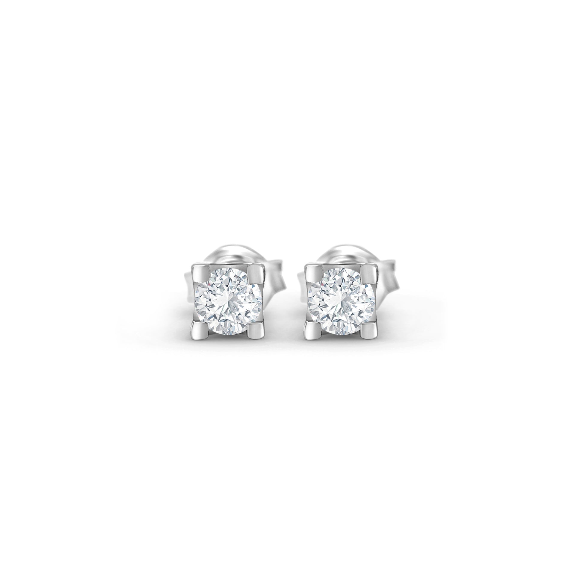 Round brilliant diamond stud earrings, timeless elegance, sparkling brilliance, versatile sophistication, must-have accessory, understated luxury.