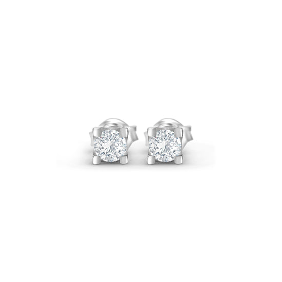 Round brilliant diamond stud earrings, timeless elegance, sparkling brilliance, versatile sophistication, must-have accessory, understated luxury.