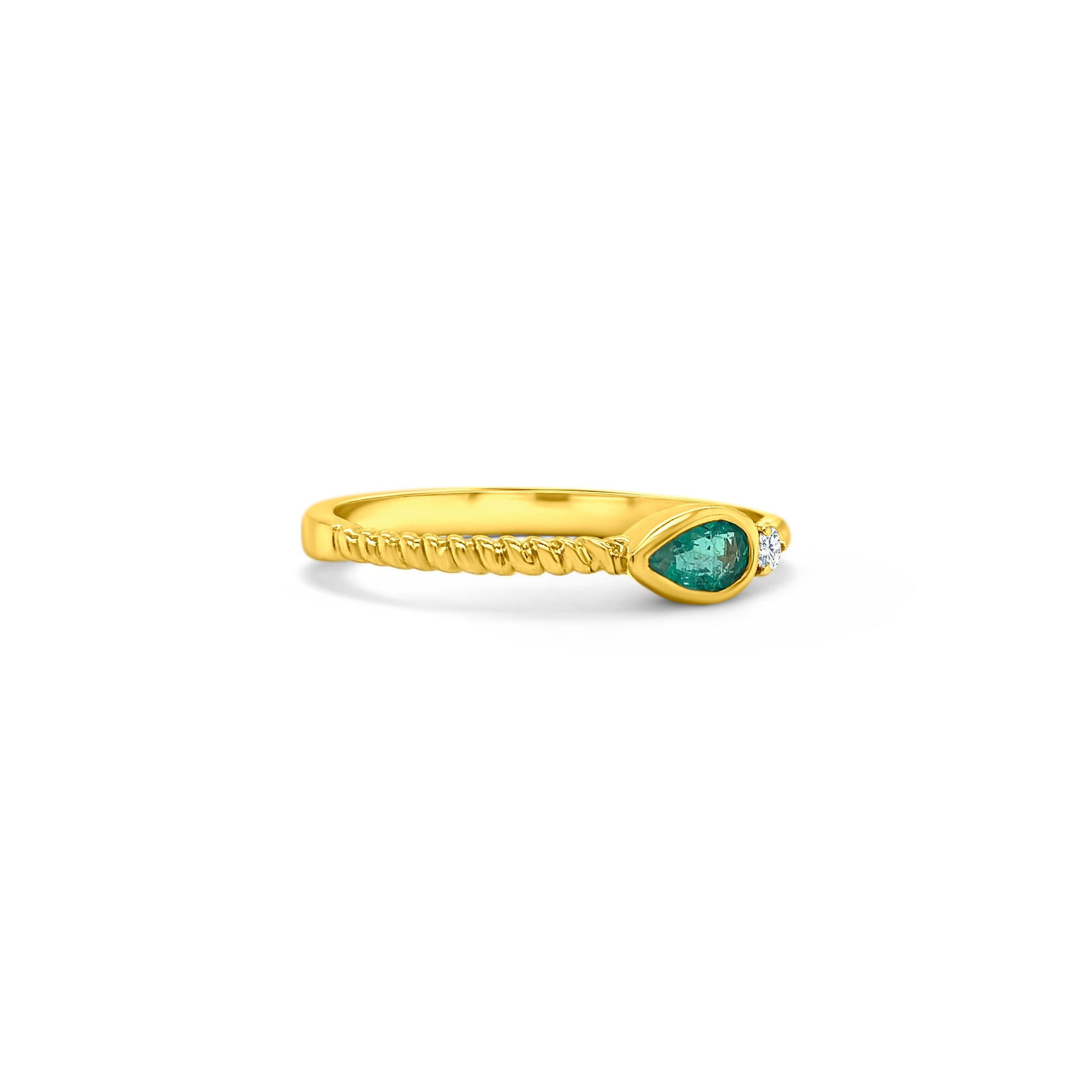 "Pear Shaped Emerald & Diamond Ring, Emerald and Diamond Ring, Pear Cut Emerald Ring, Emerald Engagement Ring, Pear Shape Gemstone Ring, Emerald and Diamond Jewelry, Elegant Emerald Ring, Pear Cut Diamond Ring, Fine Emerald Jewelry, Luxury Gemstone Ring"