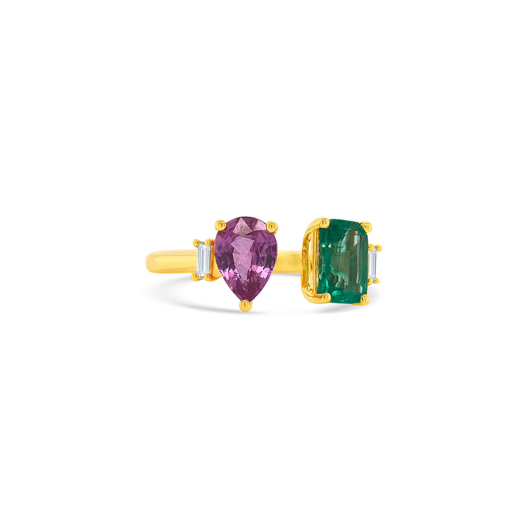 Emerald ring, Tourmaline ring, Diamond ring, Emerald and Tourmaline ring, Emerald and Diamond ring, Tourmaline and Diamond ring, Emerald, Tourmaline, and Diamond ring.