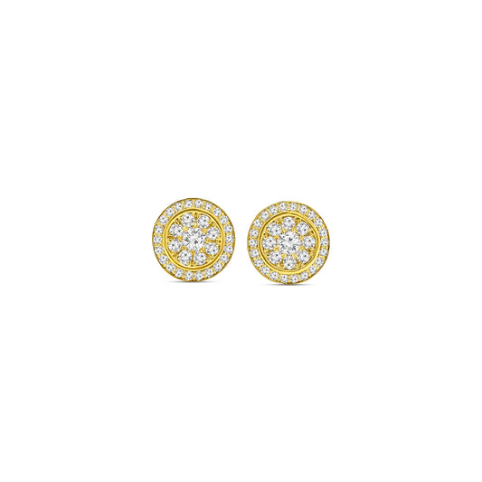 Round Brilliant Cut Diamond Earrings