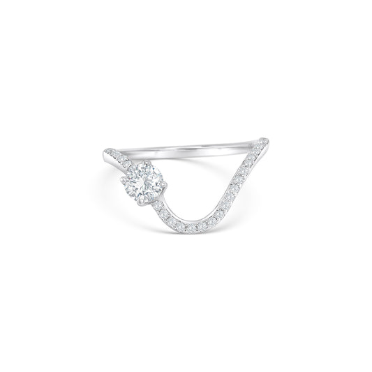 Round Brilliant Diamond Dress Ring