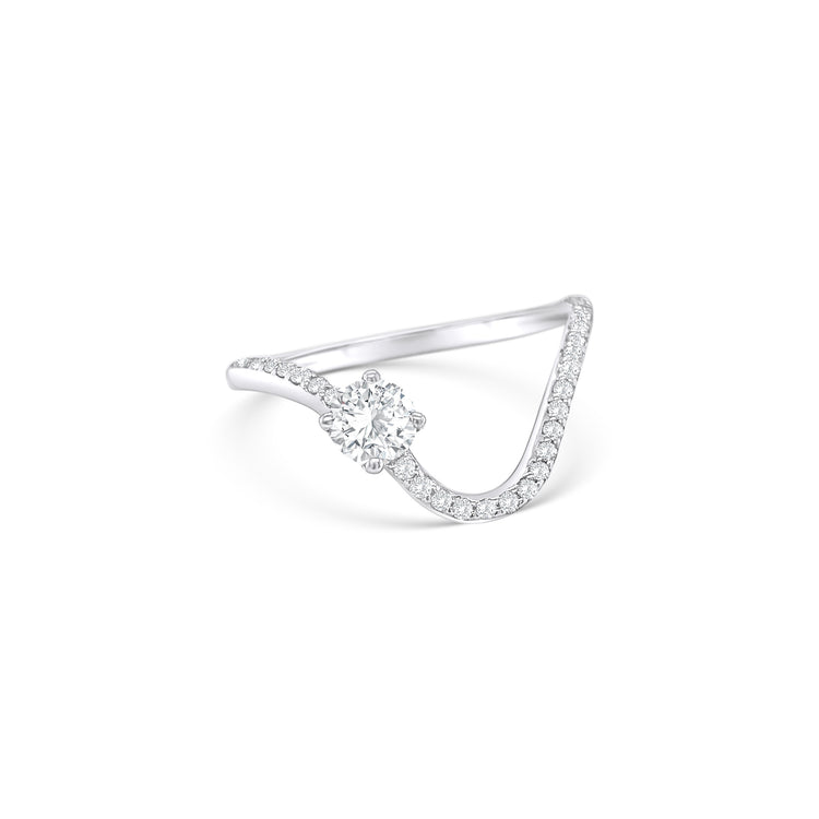 Round Brilliant Diamond Dress Ring