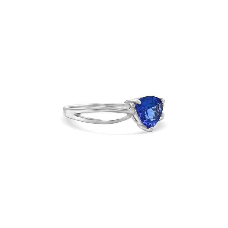 Solitaire Trillion Tanzanite Ring