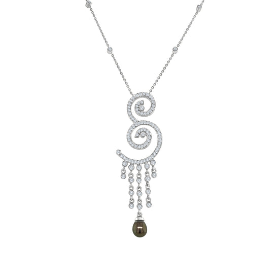 "Teardrop Pearl & Diamond Pendant," "Exquisite Teardrop Pearl Pendant with Diamonds," "Luxurious Diamond and Pearl Necklace," "Elegant Teardrop Pearl Necklace with Diamonds," "Fine Jewelry Pearl & Diamond Pendant," "High-Quality Teardrop Pearl Pendant with Diamonds," "Statement Pearl & Diamond Necklace," "Sparkling Teardrop Pearl & Diamond Pendant," "Beautiful Diamond and Pearl Pendant," "Fashionable Teardrop Pearl Necklace with Diamonds."