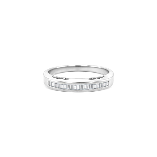 Baguette Cut Channel Set Diamond Ring