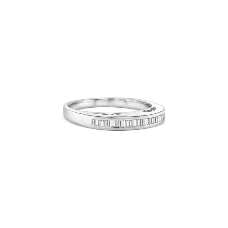 Baguette Cut Channel Set Diamond Ring