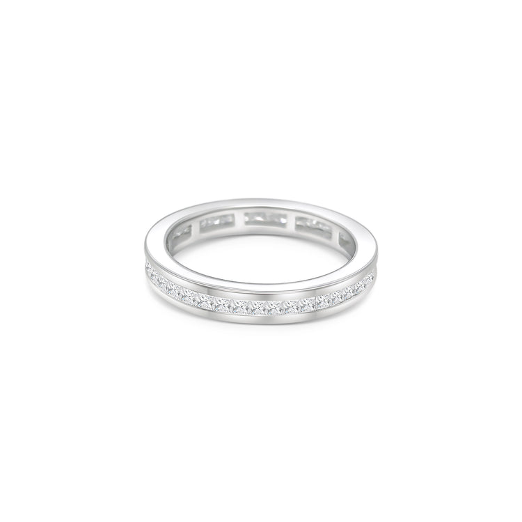Round Brilliant Channel Set Diamond Ring