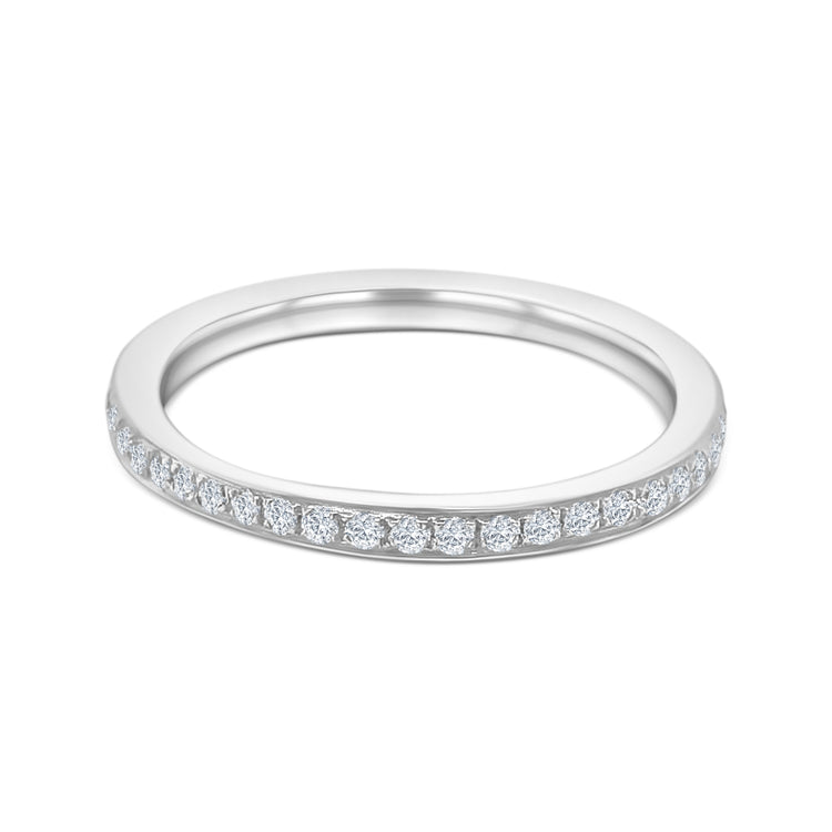Round Brilliant Channel Set Diamond Ring
