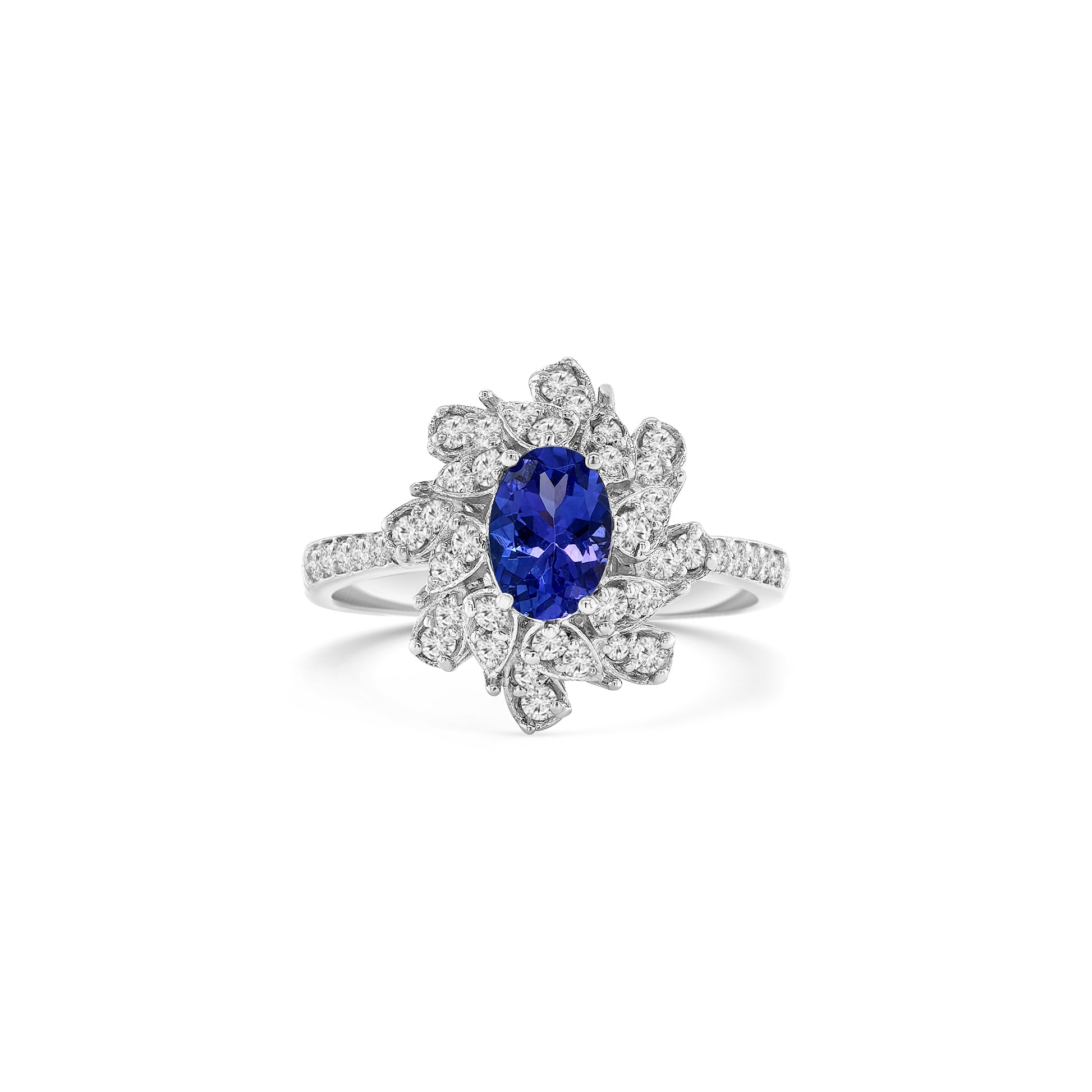 Halo Tanzanite Ring
Tanzanite and Diamond Ring
Oval Cut Tanzanite Jewelry
Unique Tanzanite Ring Design
December Birthstone Ring
White Gold Tanzanite Ring
Oval Tanzanite Ring
Tanzanite Diamond Halo Ring
Floral Diamond Ring
Tanzanite Engagement Ring