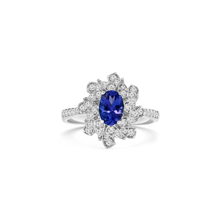 Halo Tanzanite Ring
Tanzanite and Diamond Ring
Oval Cut Tanzanite Jewelry
Unique Tanzanite Ring Design
December Birthstone Ring
White Gold Tanzanite Ring
Oval Tanzanite Ring
Tanzanite Diamond Halo Ring
Floral Diamond Ring
Tanzanite Engagement Ring