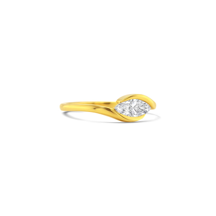 marquise diamond ring, yellow gold diamond ring, marquise cut solitaire, bypass diamond ring, elegant engagement ring, fine gold jewelry, women’s diamond ring, marquise solitaire gold ring, luxury diamond jewelry, marquise engagement ring