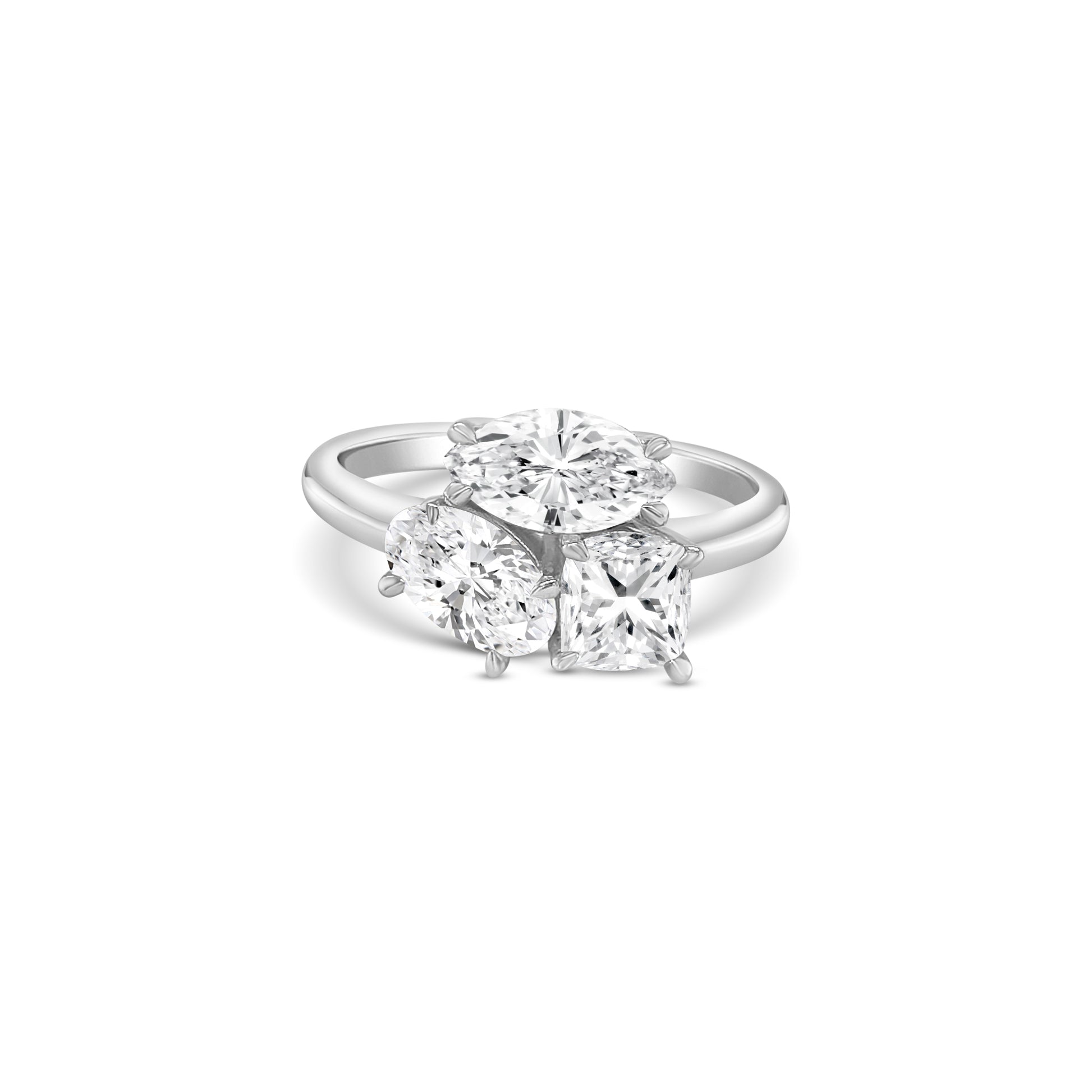 multi-shape diamond ring, diamond dress ring, mixed cut diamond jewelry, fashion diamond ring, statement diamond ring, cocktail ring with diamonds, elegant women’s diamond ring, assorted diamond cuts ring, luxury diamond jewelry, designer diamond dress ring