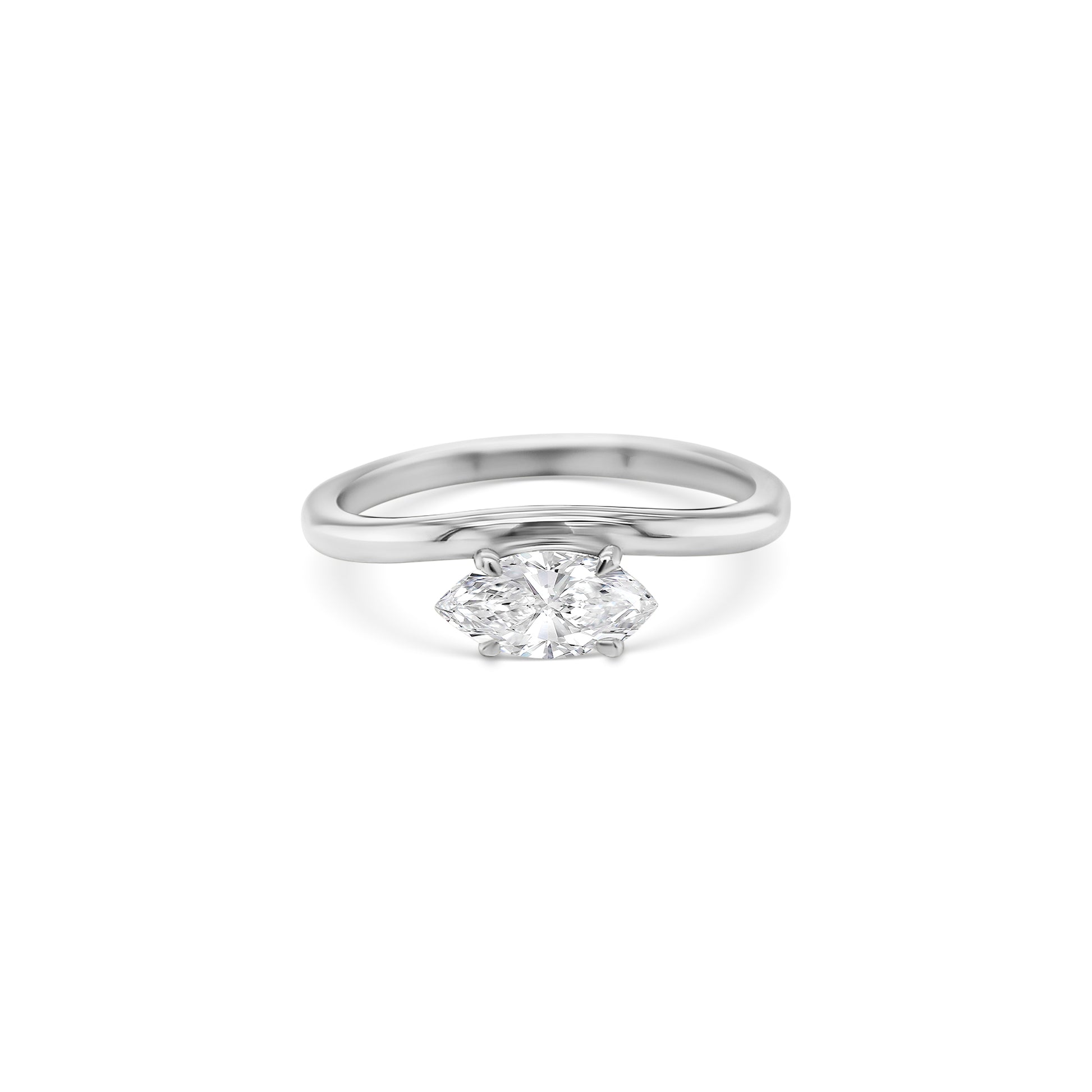 marquise cut diamond ring, solitaire diamond ring, white gold engagement ring, marquise diamond solitaire, white gold solitaire ring, minimalist diamond ring, elegant marquise ring, marquise diamond ring white gold, classic engagement ring, marquise cut white gold ring
