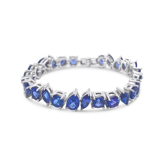 Multi-shape Tanzanite Bracelet