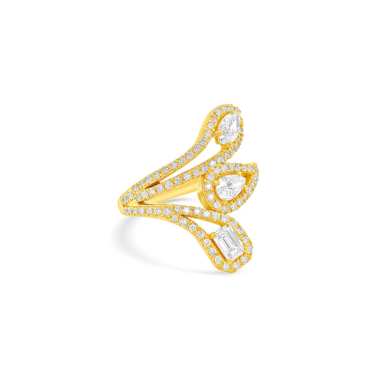 Multi-shape Diamond Dress Ring