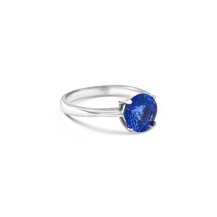 Round Cut Tanzanite Ring
