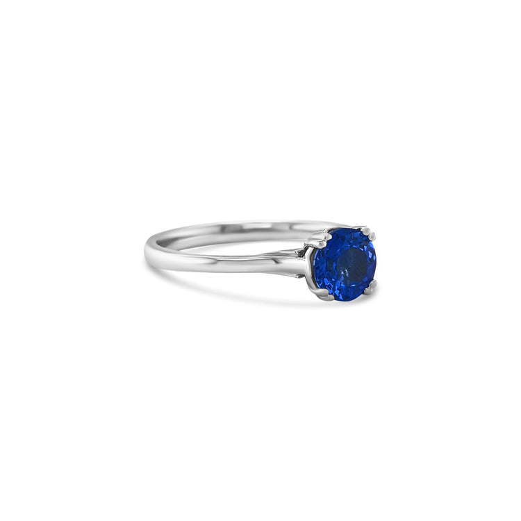 Round Tanzanite Solitaire Ring