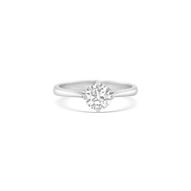 Round Brilliant Cut Solitaire Diamond Ring