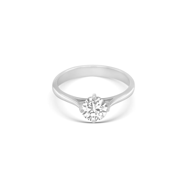 Round Brilliant Cut Solitaire Diamond Ring