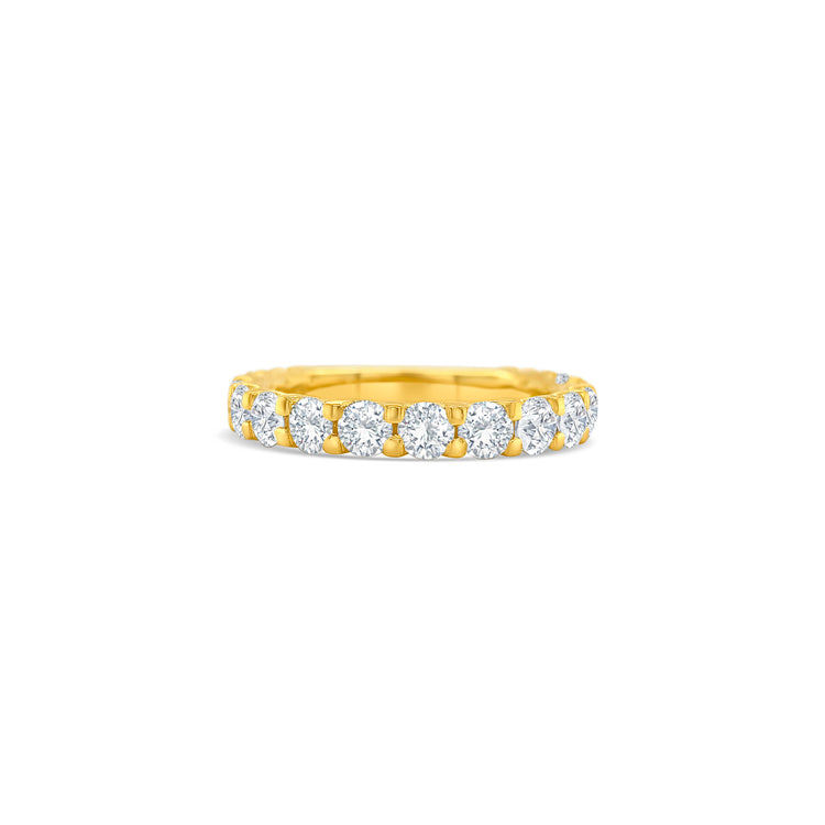 Round Brilliant Cut Half Eternity Diamond Ring