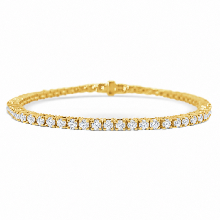 Round Brilliant Diamond Tennis Bracelet