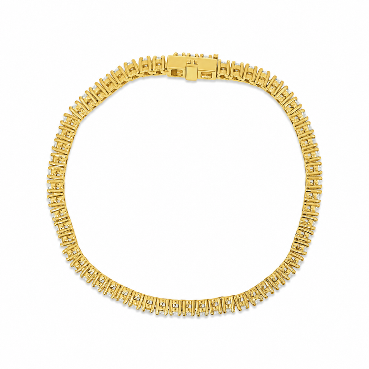 Round Brilliant Diamond Tennis Bracelet