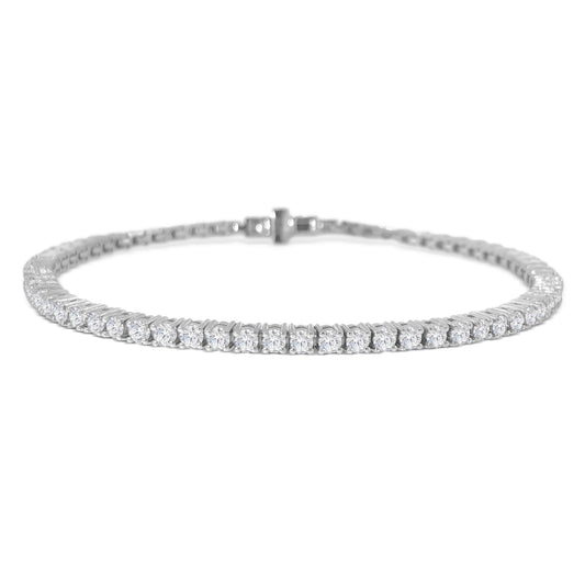 Round Brilliant Diamond Tennis Bracelet