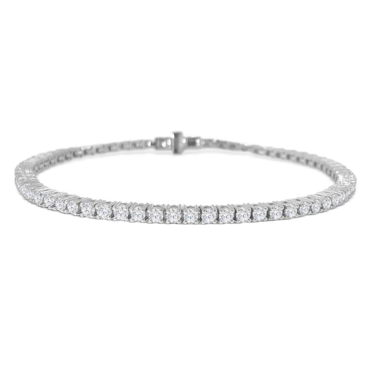 Round Brilliant Diamond Tennis Bracelet