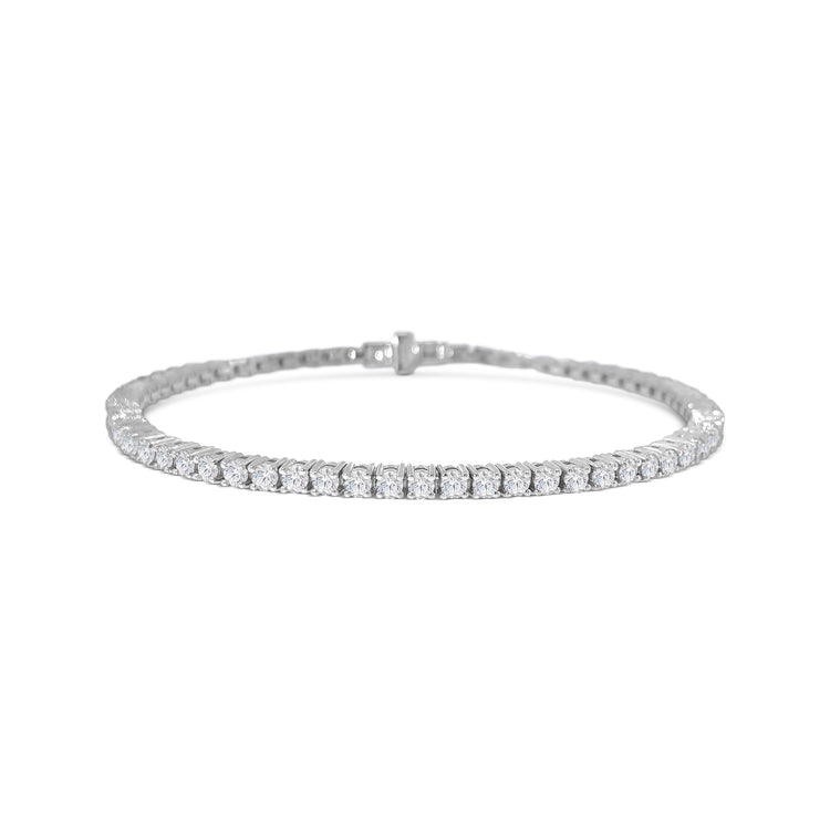 Round Brilliant Diamond Tennis Bracelet