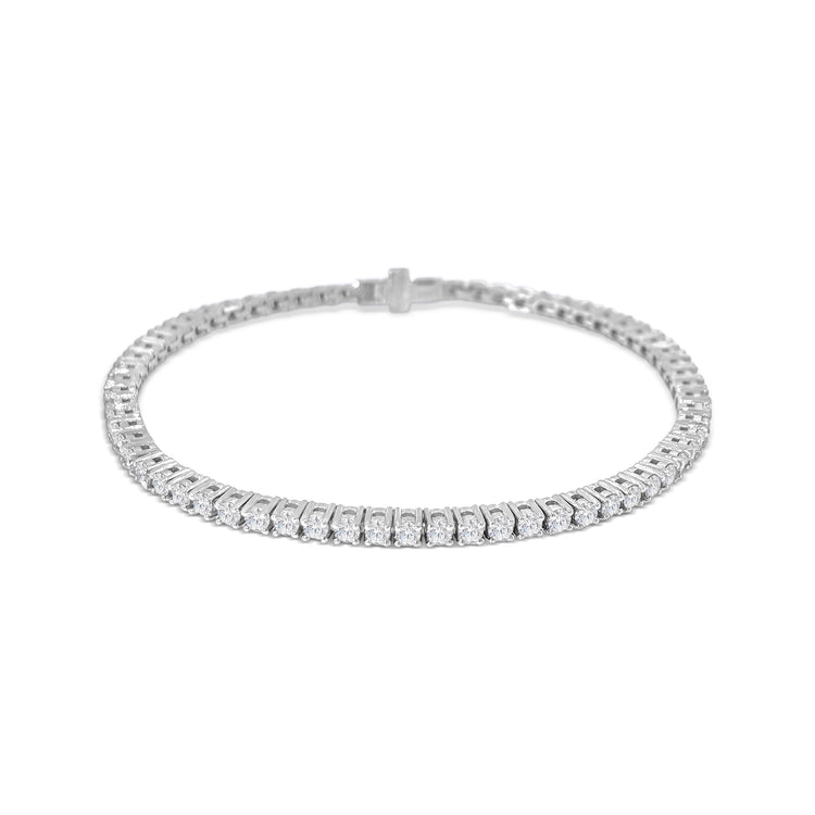 Round Brilliant Diamond Tennis Bracelet