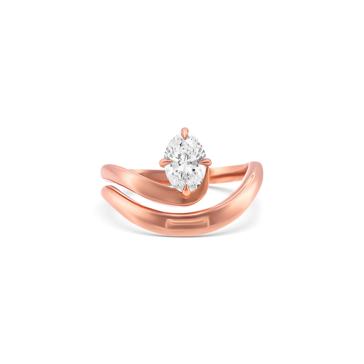 Oval Cut Diamond Solitaire Ring