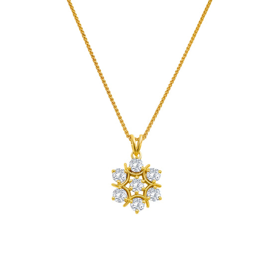 stunning, round, brilliant, diamond, pendant, shining, with, elegance, and, grace, in, a, luxurious, setting, perfect, for, any, occasion.