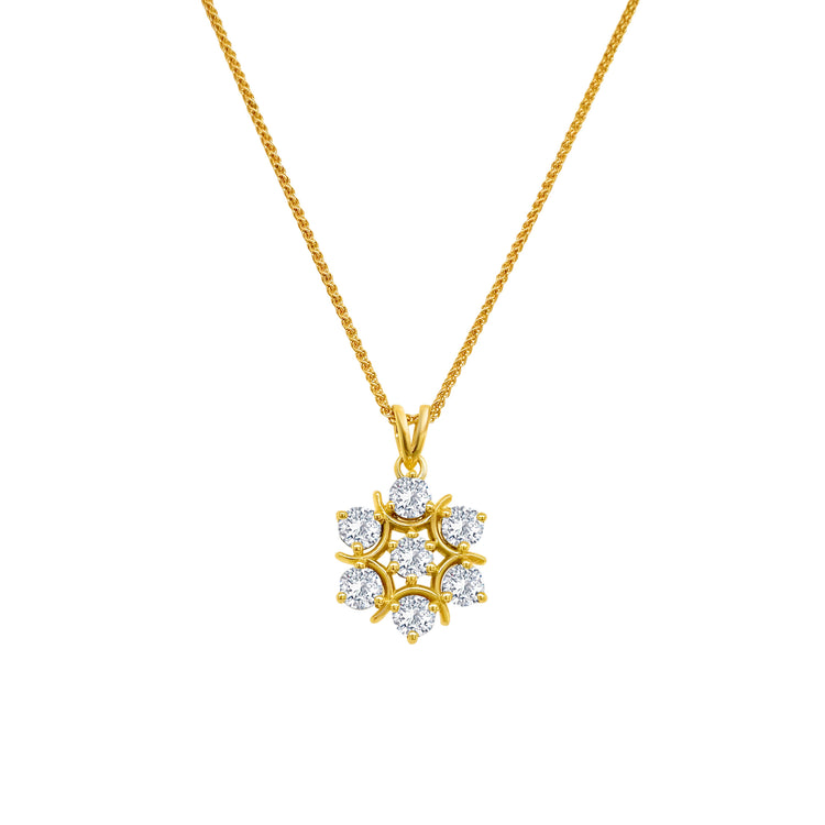 stunning, round, brilliant, diamond, pendant, shining, with, elegance, and, grace, in, a, luxurious, setting, perfect, for, any, occasion.