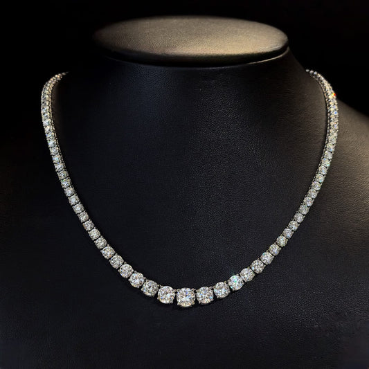 Round Brilliant Diamond Necklace