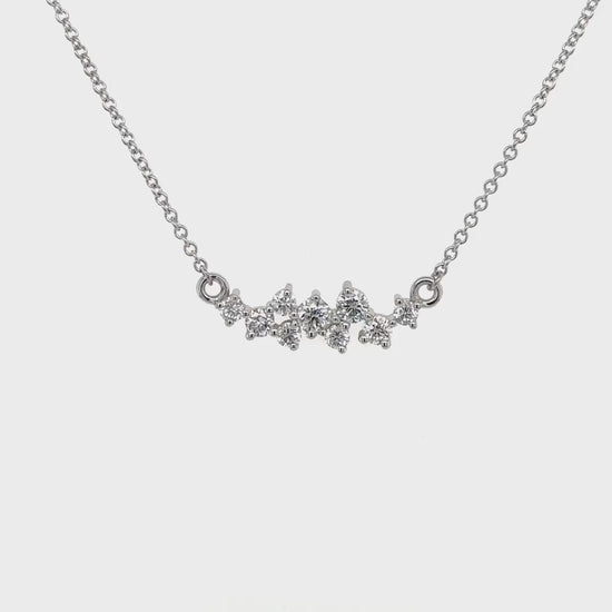 A stunning, elegant, round brilliant diamond pendant, sparkling, luxurious, fine jewelry, timeless, exquisite, accessory, perfect for any occasion, adding sophistication, enhancing beauty, statement piece, classic, radiant, shimmering, eye-catching, symbol of elegance.