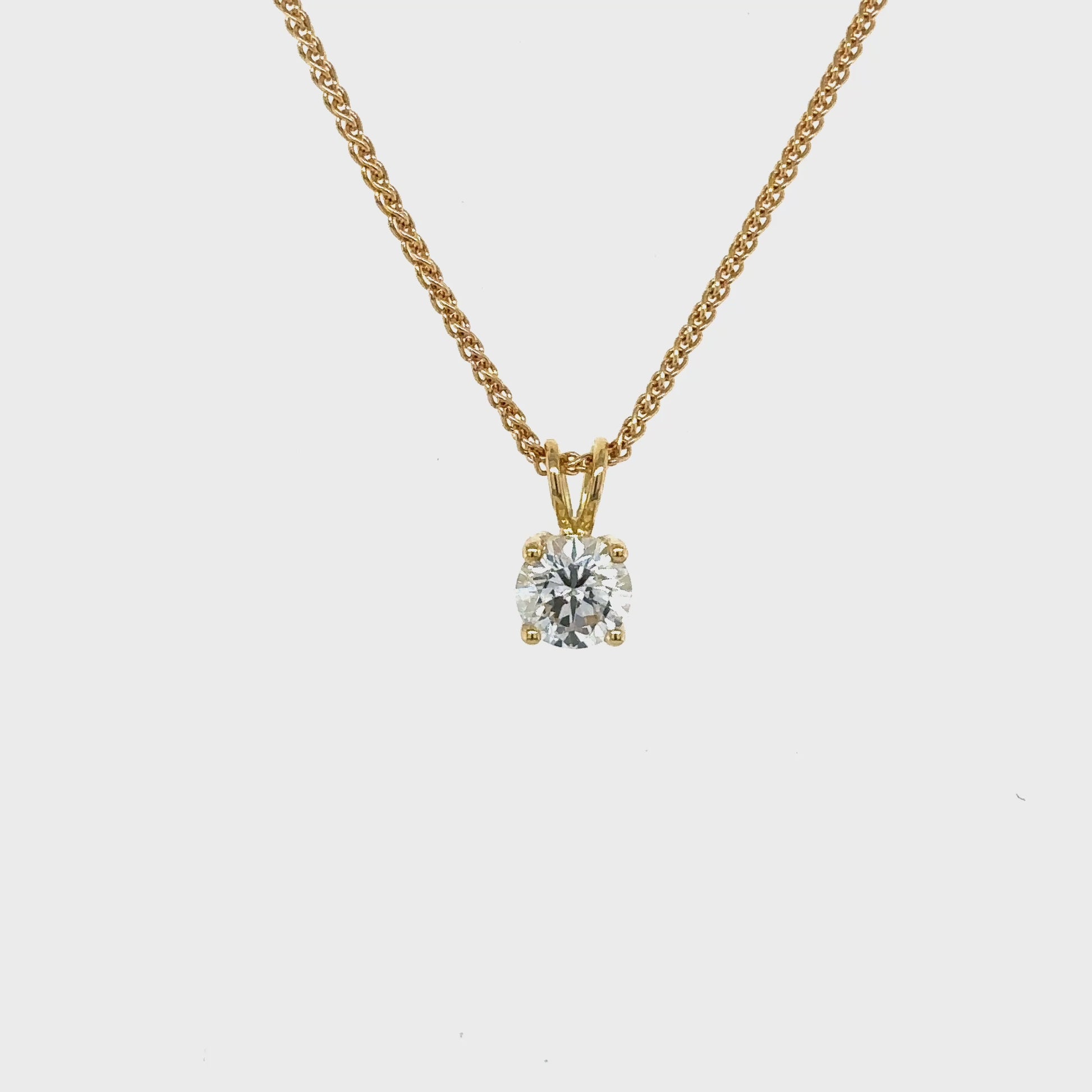 round brilliant diamond pendant, solitaire diamond necklace, classic diamond jewelry, round cut diamond pendant, elegant diamond pendant, fine jewelry necklace, timeless diamond pendant, white gold solitaire pendant, luxury diamond necklace, women’s diamond jewelry