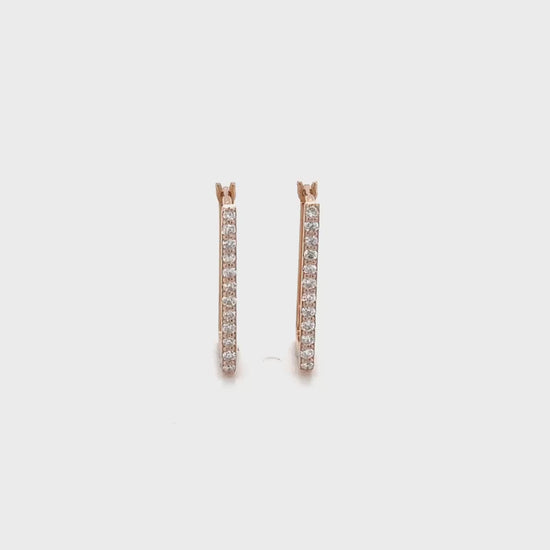 "Rectangular-shaped, Diamond, Hoop Earrings, Elegant, Jewelry, Sparkling, Fashion, Accessories, Luxury, Statement Piece"