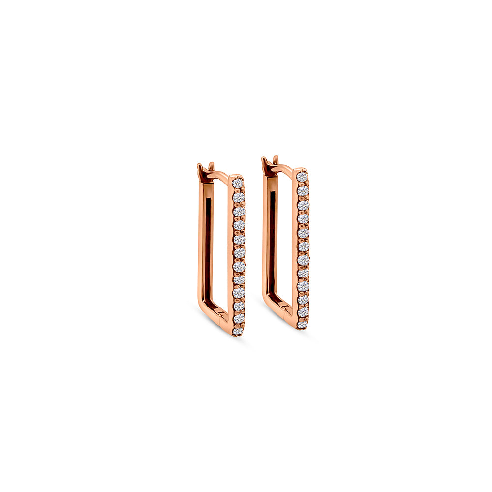 "Rectangular-shaped, Diamond, Hoop Earrings, Elegant, Jewelry, Sparkling, Fashion, Accessories, Luxury, Statement Piece"